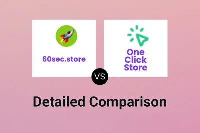 60sec.store vs One Click Store