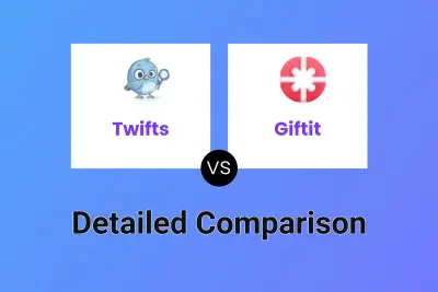 Twifts vs Giftit Detailed comparison features, price