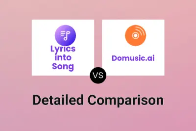 Lyrics into Song vs Domusic.ai