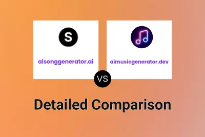 aisonggenerator.ai vs aimusicgenerator.dev