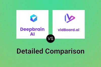 Deepbrain AI vs vidBoard.ai Detailed comparison features, price