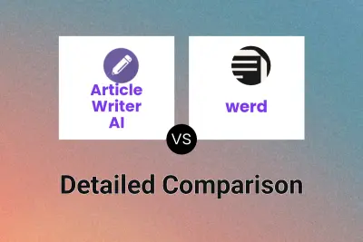 Article Writer AI vs werd