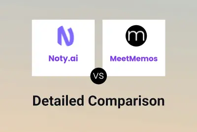 Noty.ai vs MeetMemos Detailed comparison features, price