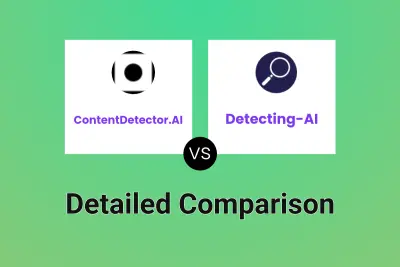 ContentDetector.AI vs Detecting-AI Detailed comparison features, price