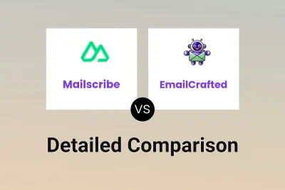 Mailscribe vs EmailCrafted Detailed comparison features, price