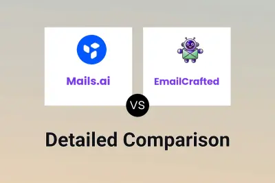 Mails.ai vs EmailCrafted Detailed comparison features, price