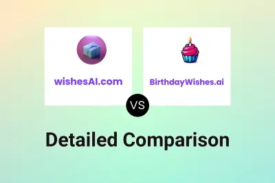 wishesAI.com vs BirthdayWishes.ai