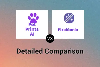 Pet Prints AI vs PixelGenie
