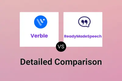 Verble vs ReadyMadeSpeech