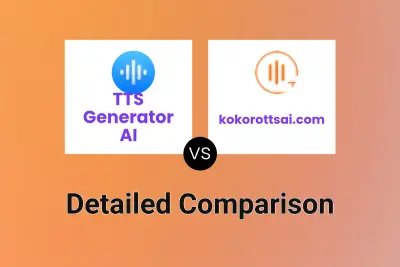 TTS Generator AI vs kokorottsai.com
