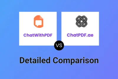 ChatWithPDF vs ChatPDF.ae Detailed comparison features, price