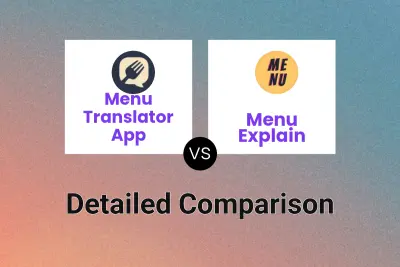 Menu Translator App vs Menu Explain