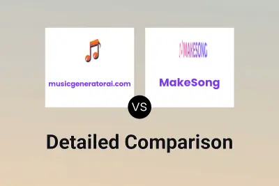 musicgeneratorai.com vs MakeSong
