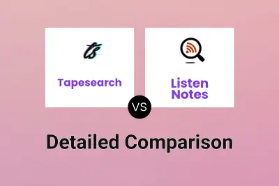 Tapesearch vs Listen Notes