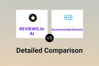REVIEWS.io AI vs ReviewsOnMyWebsite