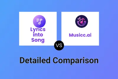Lyrics into Song vs Musicc.ai