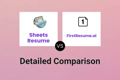 Sheets Resume vs FirstResume.ai