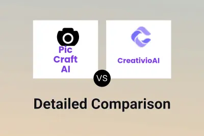 Pic Craft AI vs CreativioAI Detailed comparison features, price