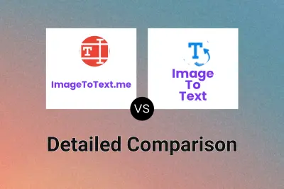 ImageToText.me vs Image To Text