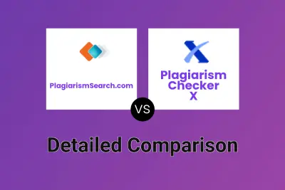 PlagiarismSearch.com vs Plagiarism Checker X