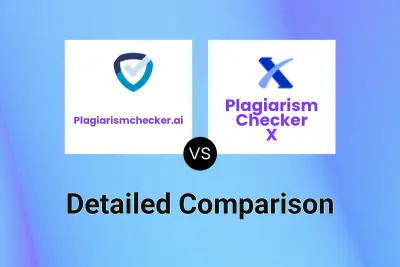 Plagiarismchecker.ai vs Plagiarism Checker X