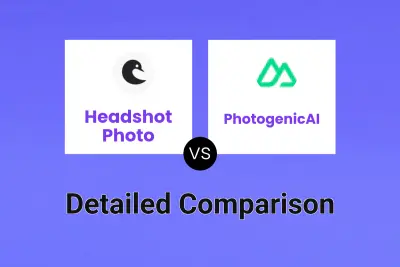 Headshot Photo vs PhotogenicAI Detailed comparison features, price