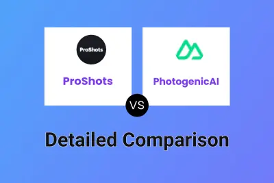 ProShots vs PhotogenicAI Detailed comparison features, price