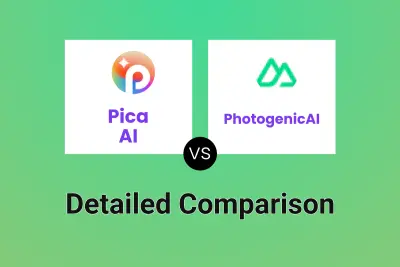 Pica AI vs PhotogenicAI Detailed comparison features, price