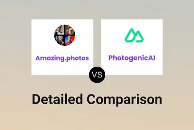 Amazing.photos vs PhotogenicAI Detailed comparison features, price