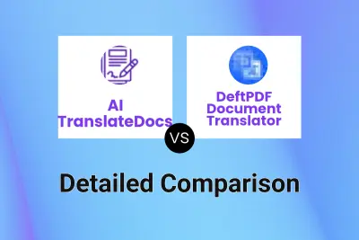 AI TranslateDocs vs DeftPDF Document Translator