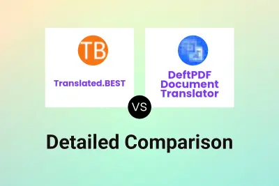 Translated.BEST vs DeftPDF Document Translator