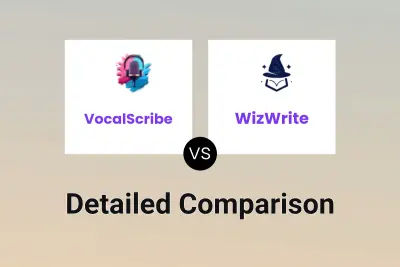 VocalScribe vs WizWrite Detailed comparison features, price