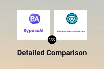 BypassAI vs aitohumantextconverter.com