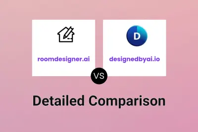 roomdesigner.ai vs designedbyai.io Detailed comparison features, price