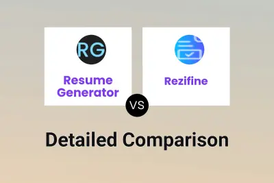 Resume Generator vs Rezifine