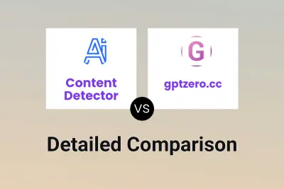 Content Detector vs gptzero.cc