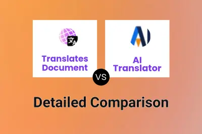 Translates Document vs AI Translator
