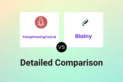 ParaphrasingTool.ai vs Blainy Detailed comparison features, price