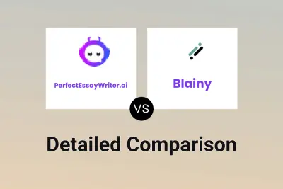 PerfectEssayWriter.ai vs Blainy Detailed comparison features, price