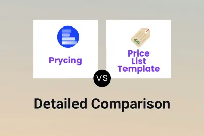 Prycing vs Price List Template