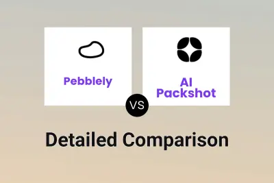Pebblely vs AI Packshot
