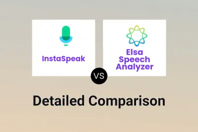 InstaSpeak vs Elsa Speech Analyzer