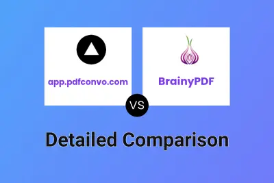 app.pdfconvo.com vs BrainyPDF