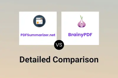 PDFSummarizer.net vs BrainyPDF