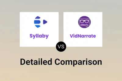 Syllaby vs VidNarrate Detailed comparison features, price