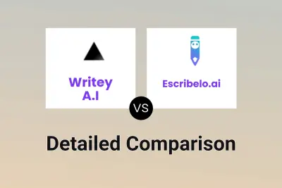 Writey A.I vs Escribelo.ai Detailed comparison features, price