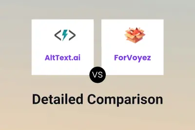 AltText.ai vs ForVoyez Detailed comparison features, price