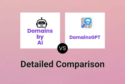 Domains by AI vs DomainsGPT Detailed comparison features, price