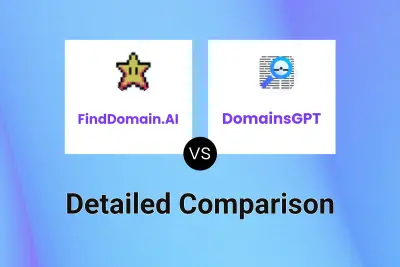 FindDomain.AI vs DomainsGPT Detailed comparison features, price