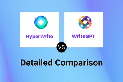 HyperWrite vs WriteGPT Detailed comparison features, price